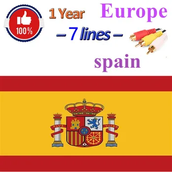 

HD DVB-S2 7/8 lines CCcams Clines for 1 Year spain support Satellite TV Receiver GTmedia V8 Nova Freesat V7 Cccam