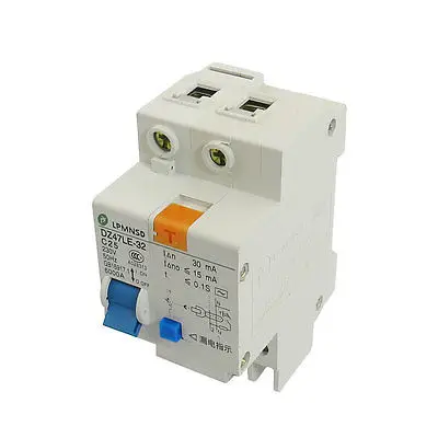 

DZ47LE-32 25A 230VAC 6000A Breaking Capacity 1 Poles Circuit Breaker