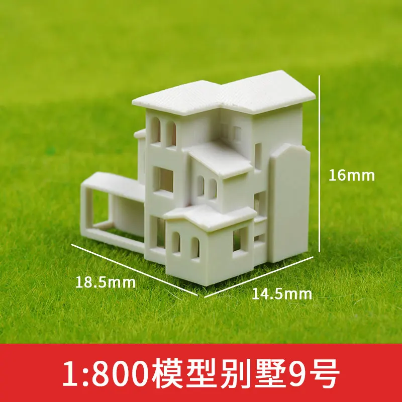 2 шт маленький дом вилла модель DIY Строительство песок макет декорации материалы аксессуар - Цвет: 800scale