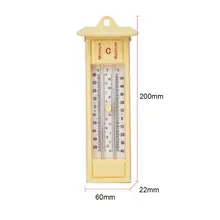 Макс мин термометр по Фаренгейту, по Цельсию для внутреннего наружного сада теплицы стены монитор температуры