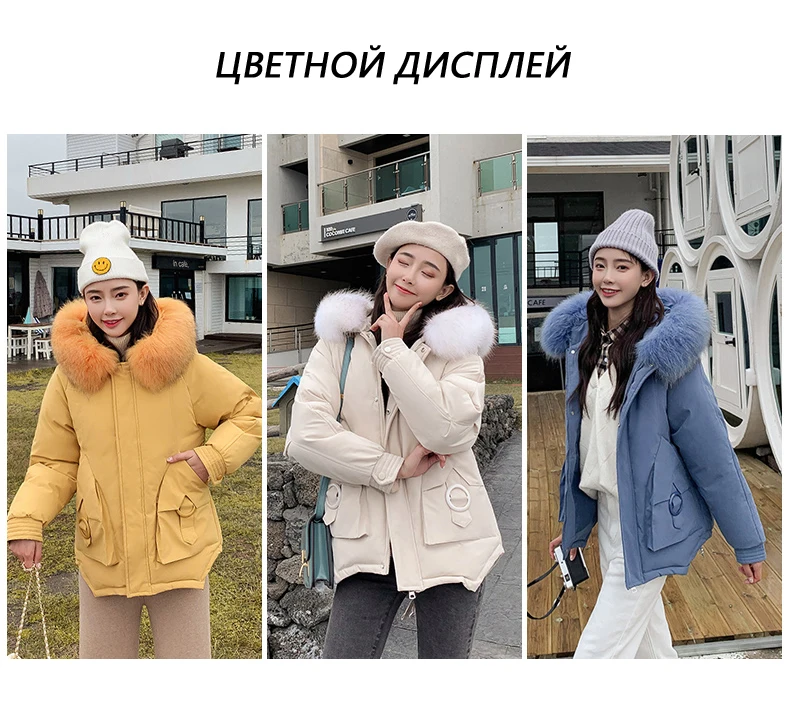 JOJX новая зимняя куртка женская повседневная женская куртка модная теплая меховая утепленная парка с капюшоном зимняя верхняя одежда