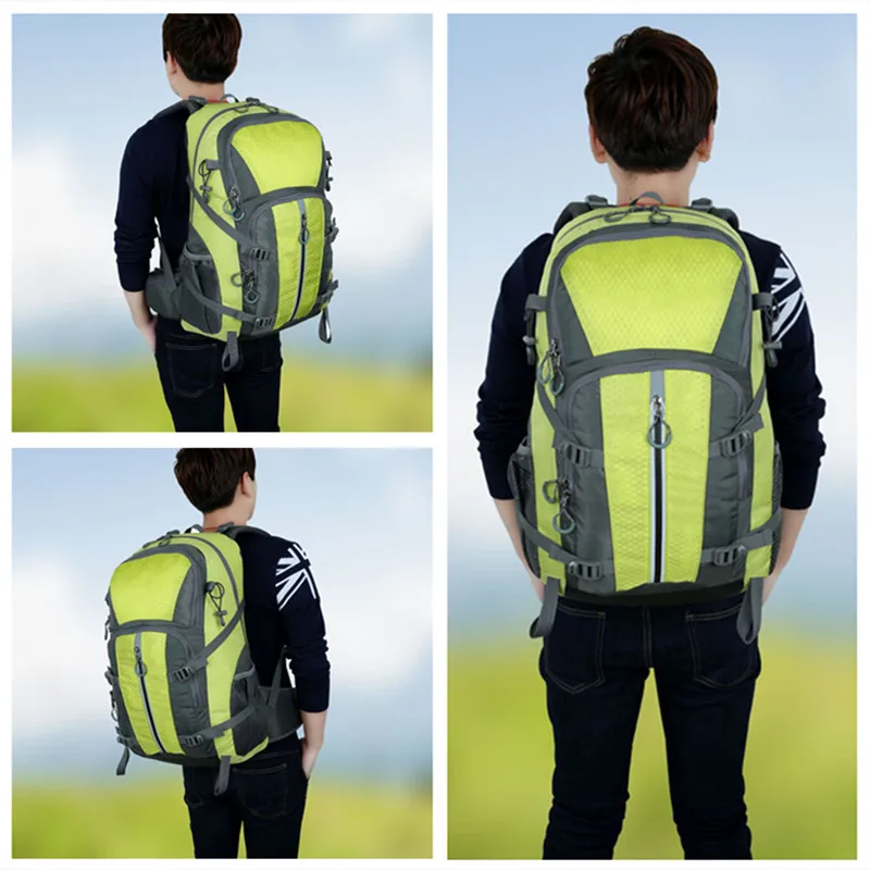 2024 New High Quality Backpack Waterproof Nylon Water Travel Backpack Mountaineering Trekking Backpack Outdoor Sports Backpack