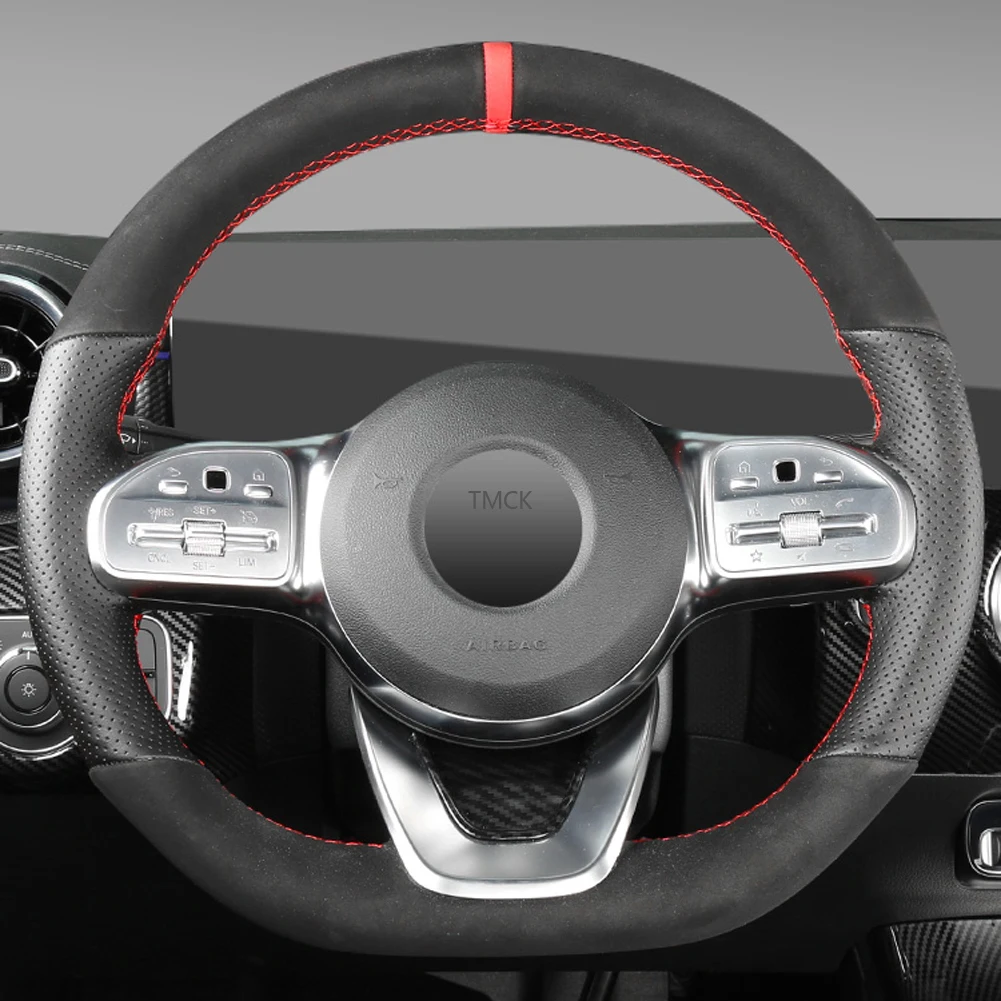 Автомобильные аксессуары для Mercedes Benz A Class W177 A180 A200 A220 A250 2019 2020 + ABS рулевое колесо U