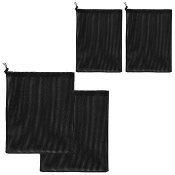 

4 Pack Pumping Filter Bag, Two Sizes of Pond Pump Filter Bag with Drawstring Pond Filter