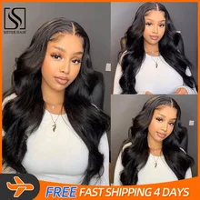 Body Wave Lace Front Wig 30Inch Real Human Hair for Black Women Pre Plucked With Baby Hair Brazilian Remy 13x4 Lace Frontal Wigs