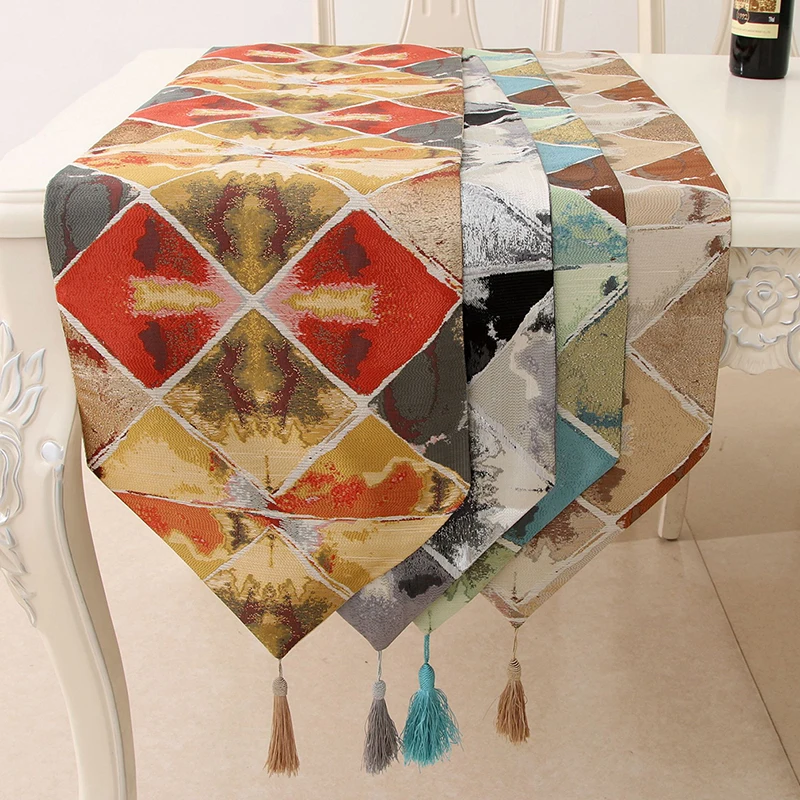160*32 см современная печатная настольная дорожка для свадебной вечеринки Рождественский торт цветочный полиэстер украшение скатерти
