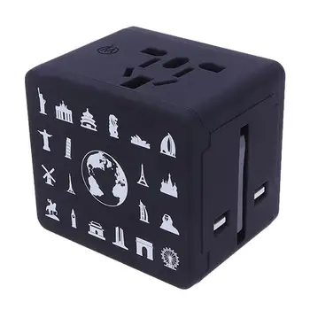

4USB Ports 3.5A Portative Travel Adapter Power Converter AC Power Plug Adapter Power Plug Wall Charger for Charging EU US UK AU
