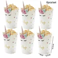 6pcs popcorn boxes