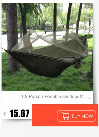 Camping Parachute Fabric Net Hammock Anti-Mosquito Hanging Hamak For Outdoor Patio Sleeping Hamac Swing Tree Bed Beach Chair