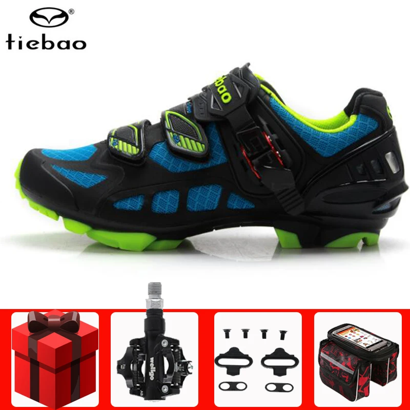 

Tiebao Cycling Shoes add SPD Pedal Mountain Bicycle bike Racing shoes Self-Locking Bike sapatilha zapatillas ciclismo MTB Shoes