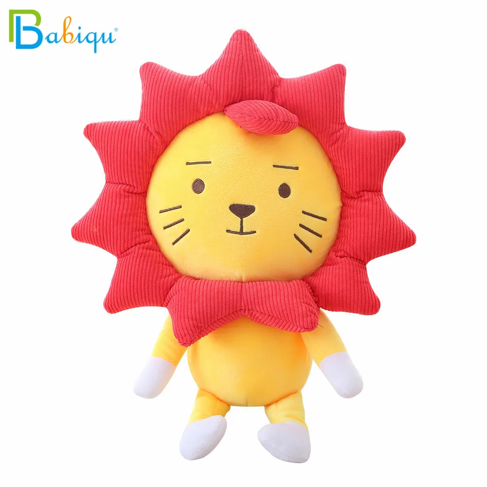 Soft Stuffed Animal Lion Plush Toys Kawaii Sunflower Lion Pillow Cushions Lovely Christmas Gift for Kids Baby Peluche 25/35/50CM