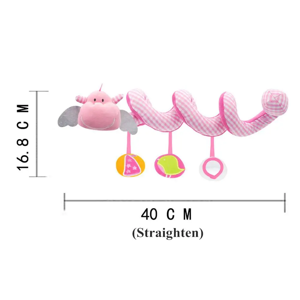 Коробка Дракон соска висячая спиральная игрушка для детской кровати и коляски детские погремушки игрушки для кровати