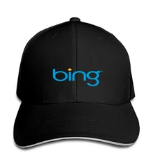 Бейсбол Кепки логотип Bing логотип шляпа с остроконечным Кепки