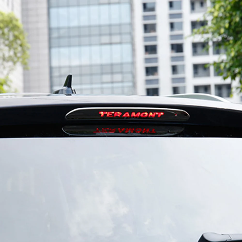 Автомобильные тормозные огни декоративная крышка для Volkswagen Teramont высокое крепление стоп-лампы наклейки модифицированные аксессуары