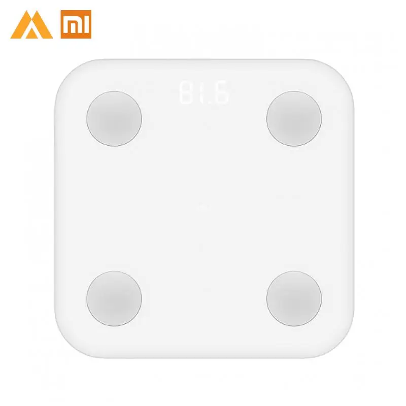 Бренд Xiaomi mi jia Smart Fat Scale 2 Xiomi монитор композиции тела Bluetooth 4,0 весы