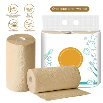 

Household Stand Up Roll Paper Multifunction Repellence Oil Anti Dusty Cloth Kitchen Supplies Cleaning Tissue Table Accessories