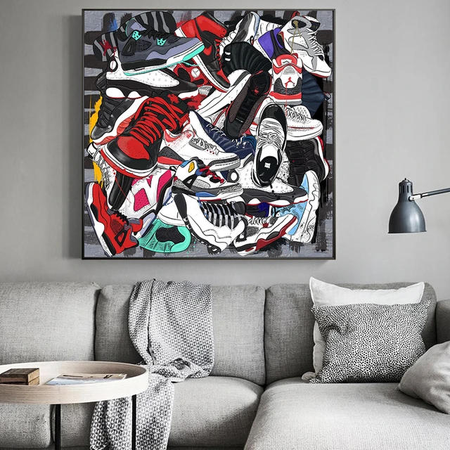 Sneaker Canvas Art Poster – planetdecorstore