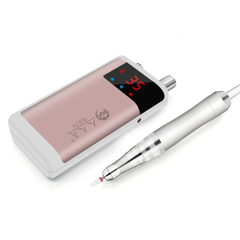 35000RPM Electric Nail Drill Manicure Machine Pedicure Set Portable Rechargeable High-end Cord Nails Art Bits Polish Tools 5