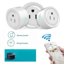 1 шт. штепсельный переключатель модный умный США штекер телефон WiFi Пульт дистанционного управления розетка синхронизации вкл/выкл мощность умный дом электрическая мини-розетка