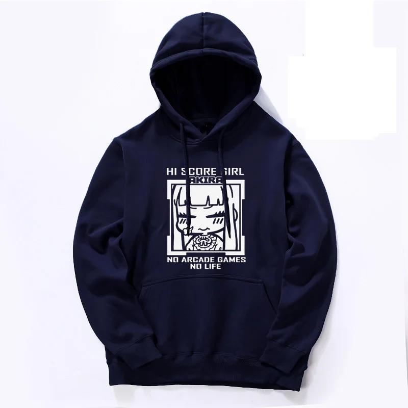 Новинка Зимняя толстовка с капюшоном для девочек высоким баллом Аниме Akira Oono