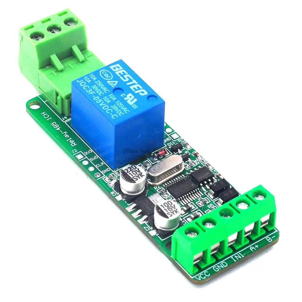 1PCS Modbus-Rtu 1 Channel 5V Relay Module Switch Input / Output RS485 TTL Communication | Обустройство дома