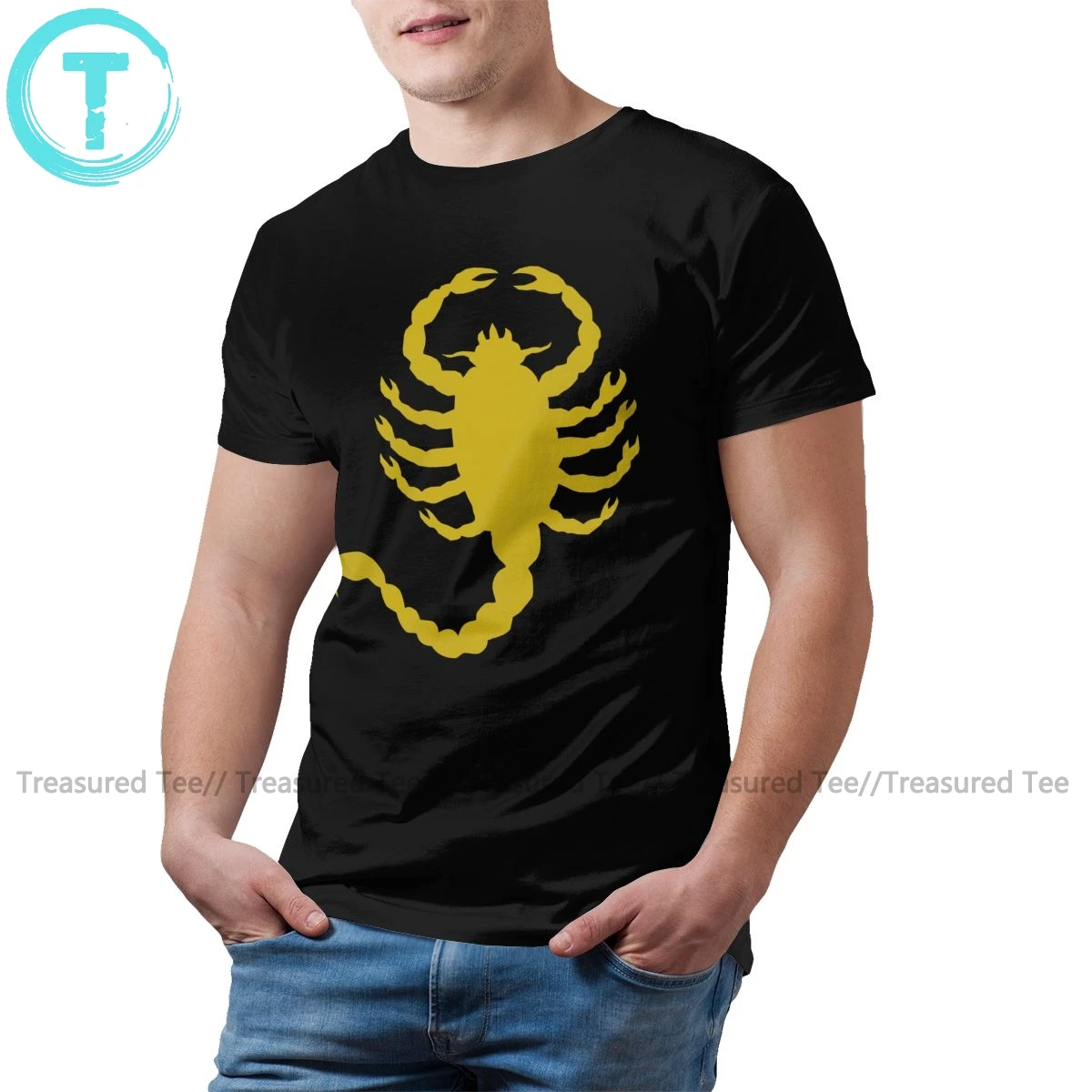 

Scorpion T Shirt DRIVE SCORPION T-Shirt Short Sleeve 100 Cotton Tee Shirt Funny Streetwear 5x Printed Tshirt