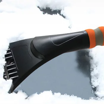 

Supplies Car Snow Brush Houses Glass Doors Non-Slip 2 In 1 Ice Scraper For Windshield Removal