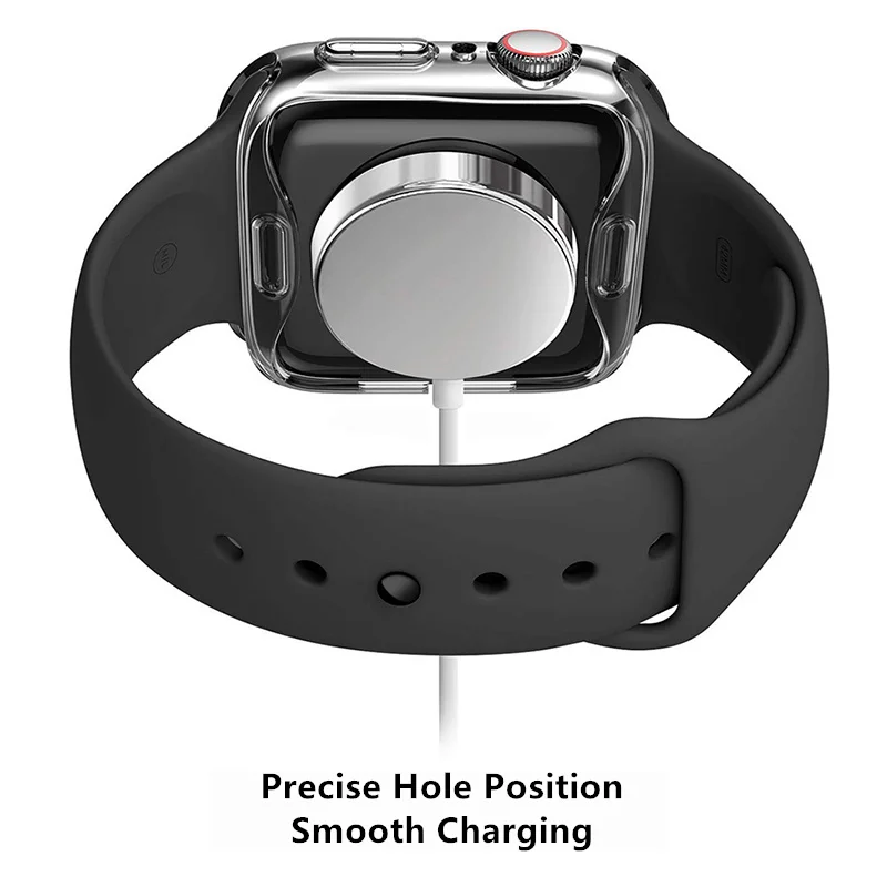 Чехол для Apple watch чехол 44 мм 40 iWatch 42 38 бампер из ТПУ Защита экрана Watch серии 6 5 4 3 SE