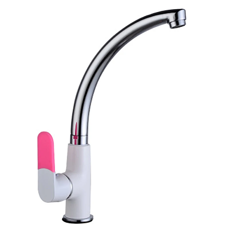 Светло-серый Copper Single Hole Tap Multifunctional Rotary Type Cold-Hot Mixing Faucet Kitchen Pot Faucet - Цвет: Светло-серый
