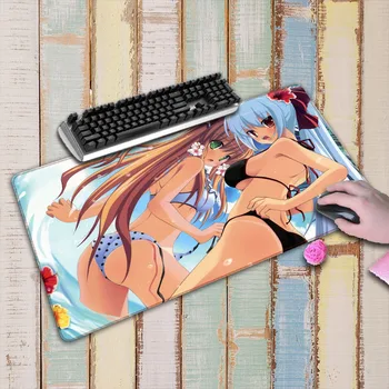 

Water And Clouds Sexy Girl Large Gaming Mouse Pad Mousepad Lock Edge For Laptop PC Anime Mousepad dota2 Mat for gamer