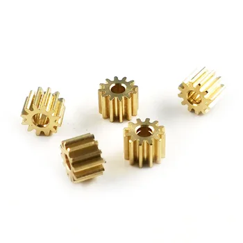 

122A 121.5A 0.3M Brass Pinion 12 Tooth Thickness 4mm Mechanical Copper Gear Hole 1.5/ 2 mm Tightly Small Modulus Gear 5PCS/LOT