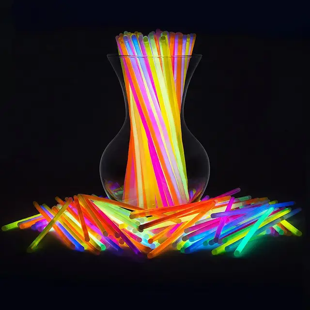 50Pcs Multifunction Colorful Luminous Party Fluorescence Light Glow Sticks Bracelets Necklaces Neon For Party Wedding Props 1