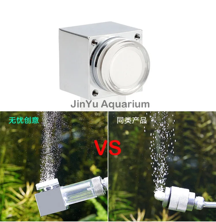 External CO2 diffuser atomizer 4 in 1 aquarium Check Valve Bubble Counter replace ceramic water plant fish tank CO2