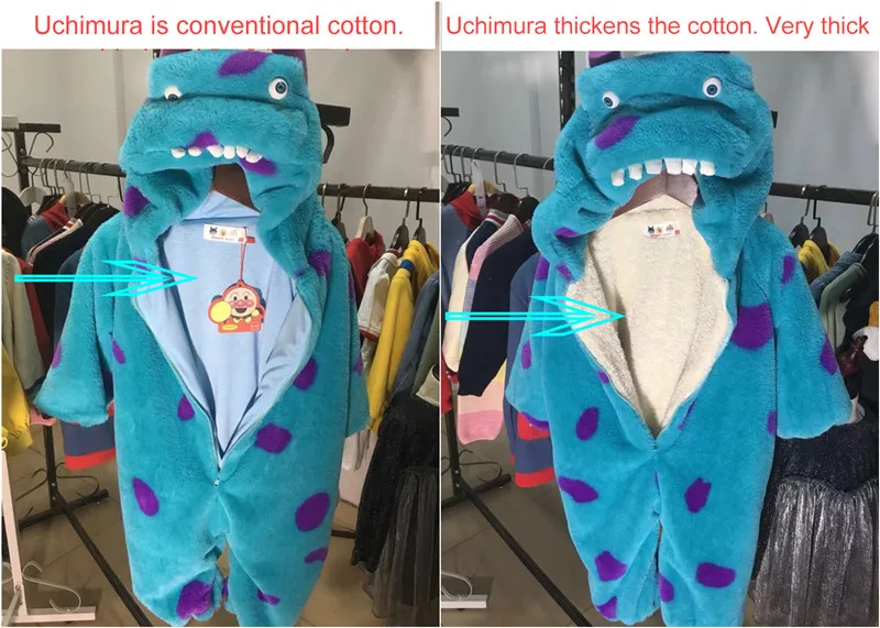 2021 Winter Baby Clothes Romper Boys Girls Onesie Newborn Toddler Sulley Cartoon Rompers Flannel Warm Soft Baby Infant Costume Baby Bodysuits made from viscose 