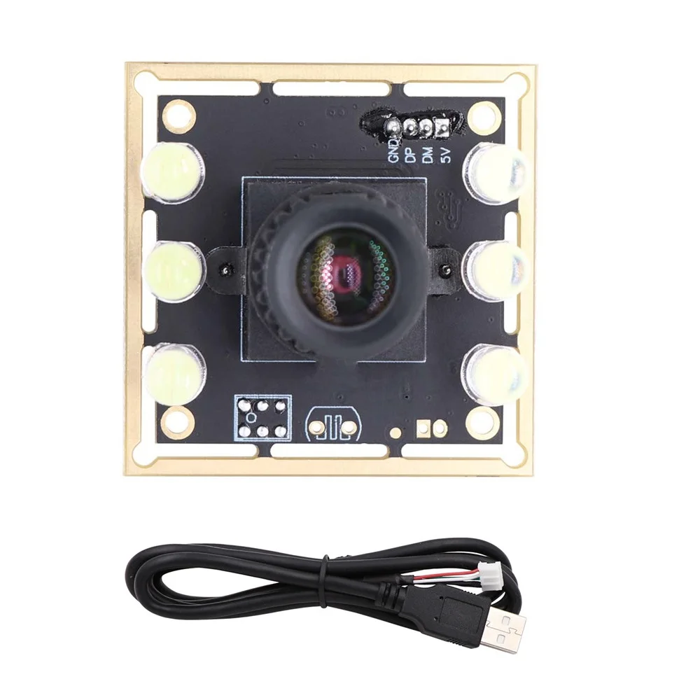 Распознавание номерного знака LPR WDR 2MP 1080P Веб камера Белый светодиодный UVC USB