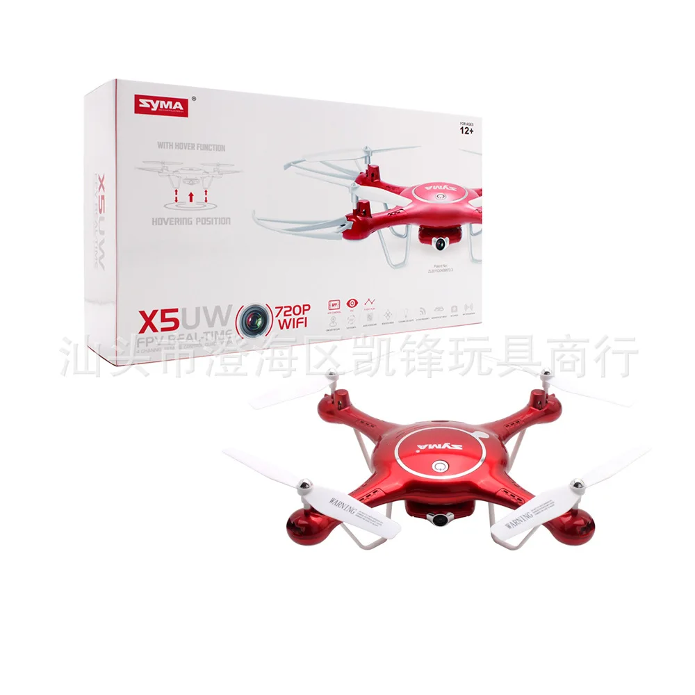 Sima X5uw воздушный Квадрокоптер для фотографий WiFi в режиме реального времени Трансмиссия Набор Высокая Безголовый беспилотный летательный аппарат модель самолета игрушка