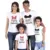 Новый Отец Мать Дети Baby Family Matching Одежда С Коротким Рукавом Мультфильм Топы Matching Одежда Family Look Черные Футболки