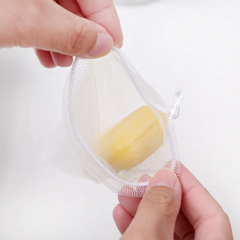 

Reusable Bubble soap bag Removal Pimple Pores Acne Mesh Produce Bags Washable Eco Friendly Bags for Grocery Shopping Storage