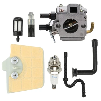 

Spark plug Carburetor kit Fuel line For Stihl 034 036 Engine Replacement