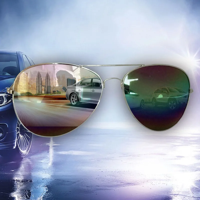 Алюминиево-магниевые очки ночного видения для водителей, поляризованные солнцезащитные очки с защитой от ультрафиолета
