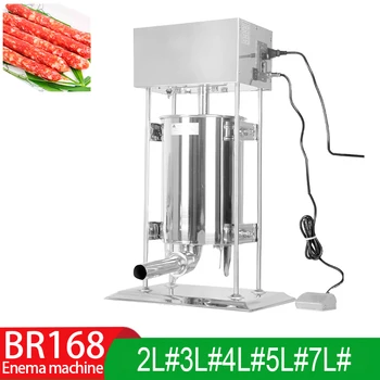 

2L # 3L # 4L # 5L # 7L #Electric Manual Sausage Enema Machine Sausage making Commercial Hot Dog Filling Homemade churrera