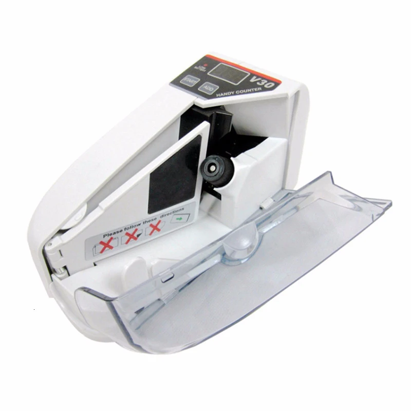 V30 portable counterfeit money counter cash note register multinational counting machine mini currency detector | Компьютеры и офис