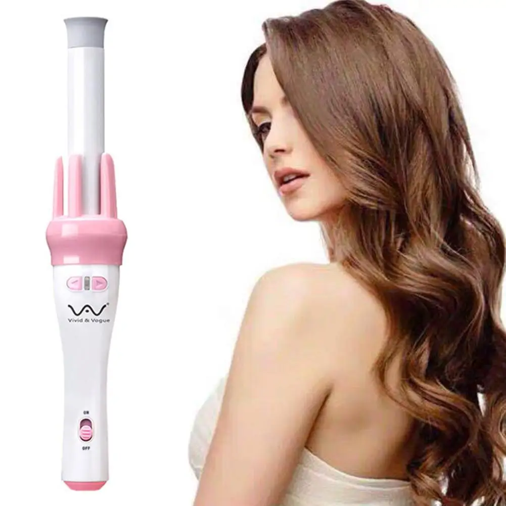 

Automatic Rotary Ceramic Curl Wand Curl Iron Wand Heat Resistant Hair Curler Styling Tool Salon Tools New
