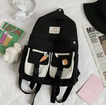 

College Student Ladies backpack female 2020 new fashion trend All-match Casual backpack small fresh campus high school schoolbag