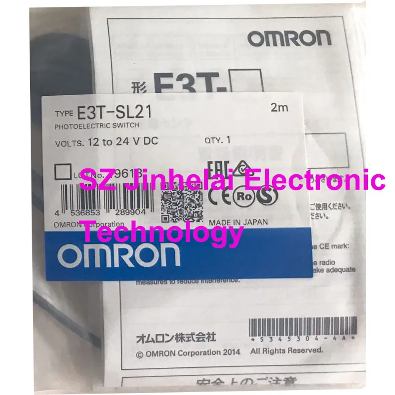 Interruptores Fotoelétricos Novos e Originais do Sensor de E3t-sl21 Omron 2m