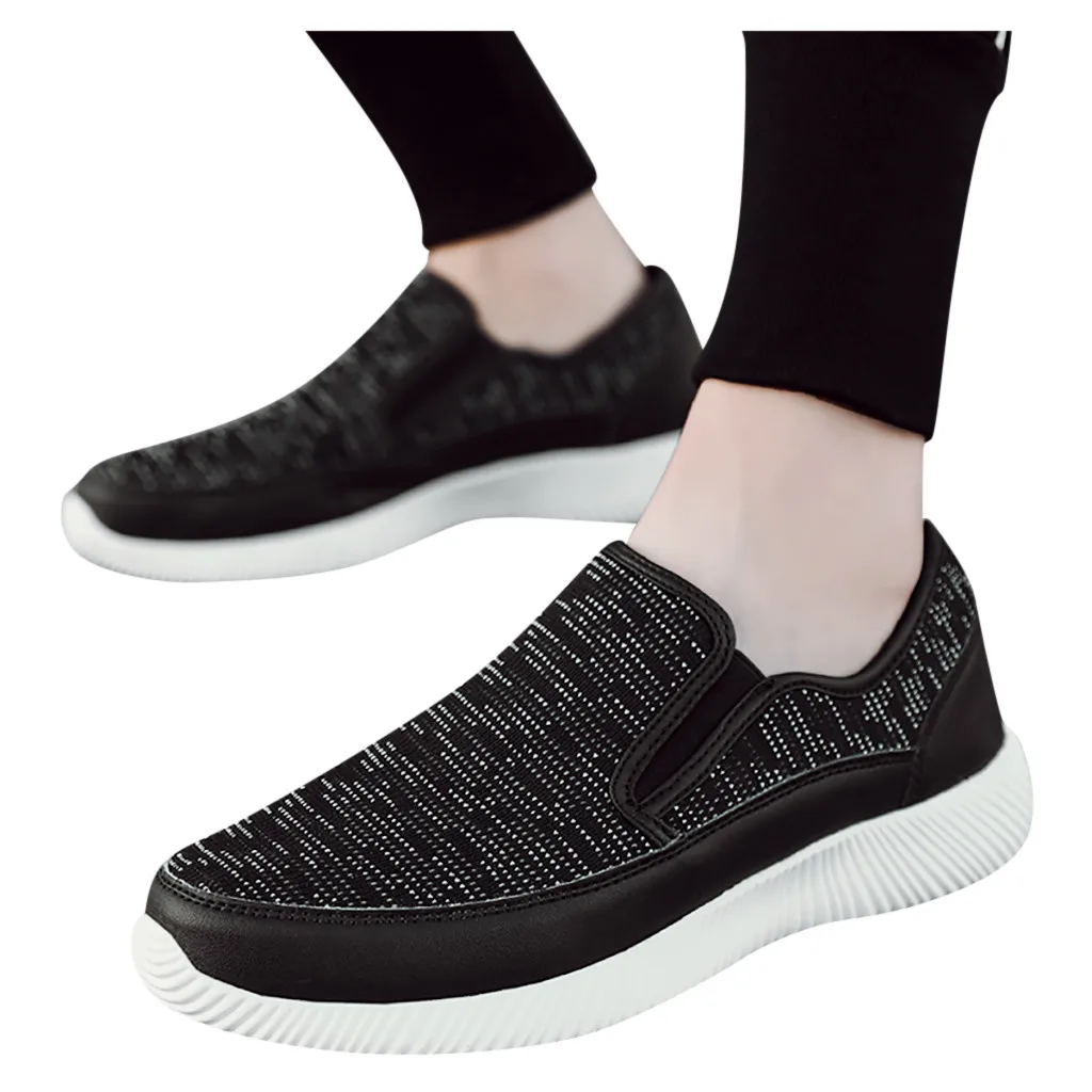KANCOLLE Fashion Men Outdoor One-Legged Lazy Breathable Shoes Comfortable Soft Sneakers Athletic Tourist Shoes Leisure Shoes1217