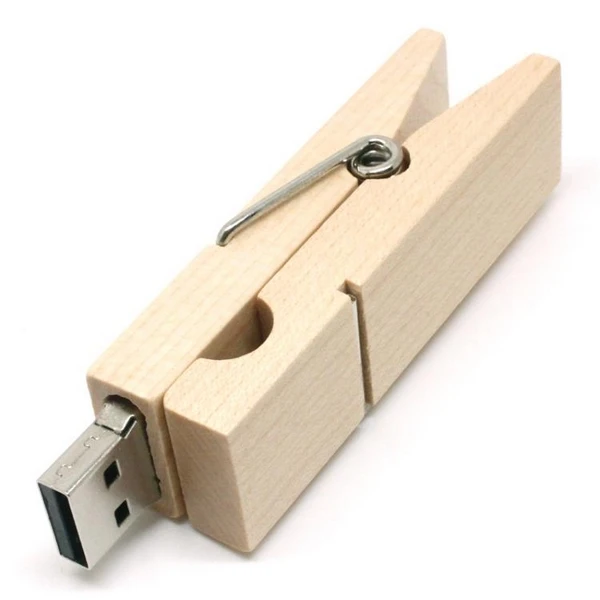 1 шт./лот Usb флэш накопитель 3 0 64 Гб качество деревянная прищепка Pendrive 512 ГБ подарок