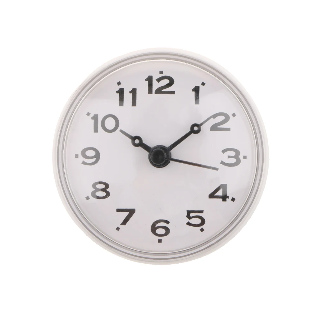 Silicone Waterproof Kitchen Bathroom Bath Shower Suction Cup Clock~White | Дом и сад