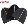 Geebro metal Rhinestones Slouchy Skullies Beanies For Women Female Autumn Bonnets Caps Winter Cotton Stretch Casual Hats 1