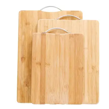

1pc Non-slip Chopping Board Household Vegetable Meat Cooking Tools Natural Bamboo Cutting Board For Wood Kitchen Kitchen Board